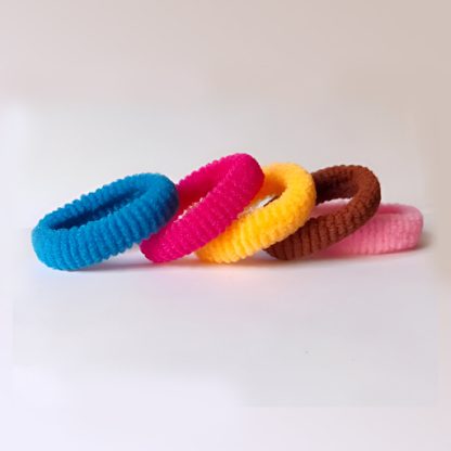 Women Hair Multicolor Band Set Of Five - Image 2