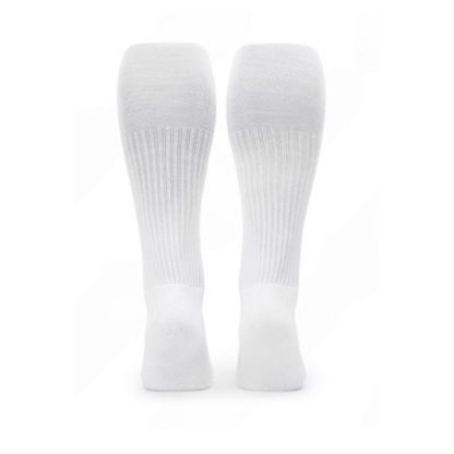 Compact Cotton Terry Crew Length Socks With Stayfresh Treatment White - Image 2