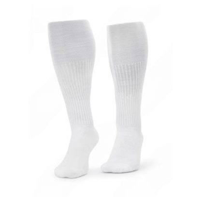 Compact Cotton Terry Crew Length Socks With Stayfresh Treatment White - Image 3