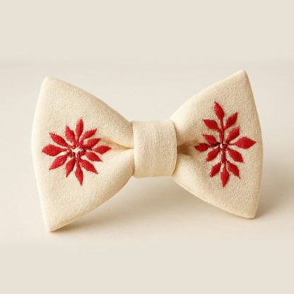 Bow White Ties for Men - Image 3
