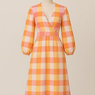 Women’s Check Western Dress