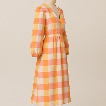 Women’s Check Western Dress - Image 4